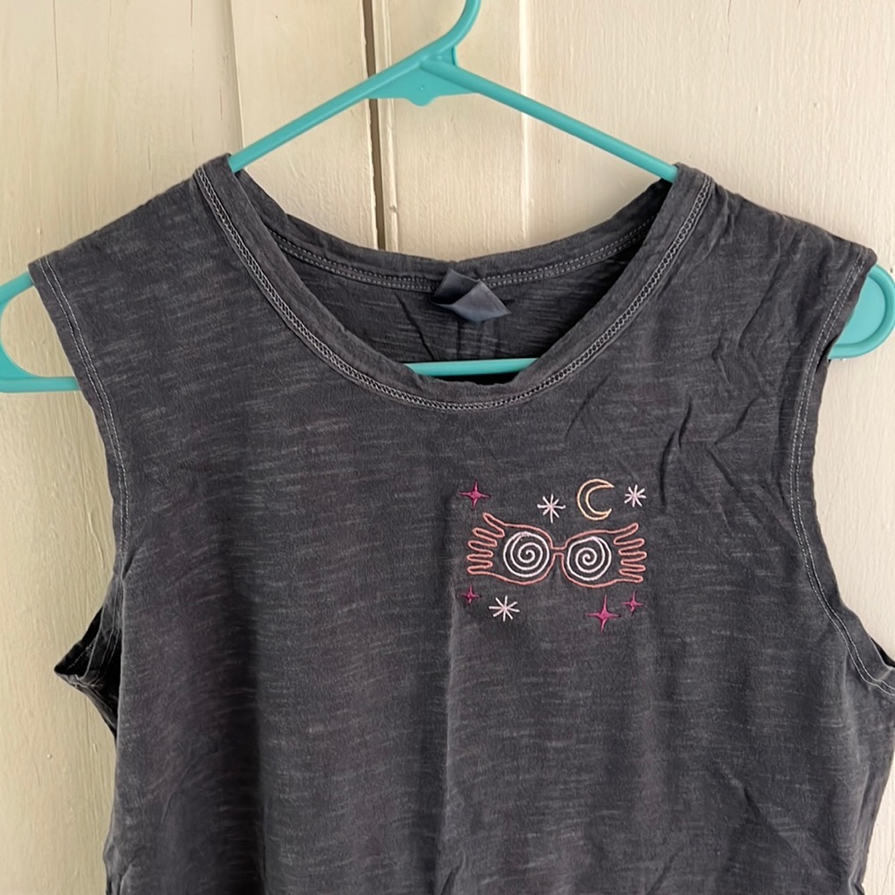 Embroidered Luna Lovegood Spectrespecs Harry Potter Tank Top